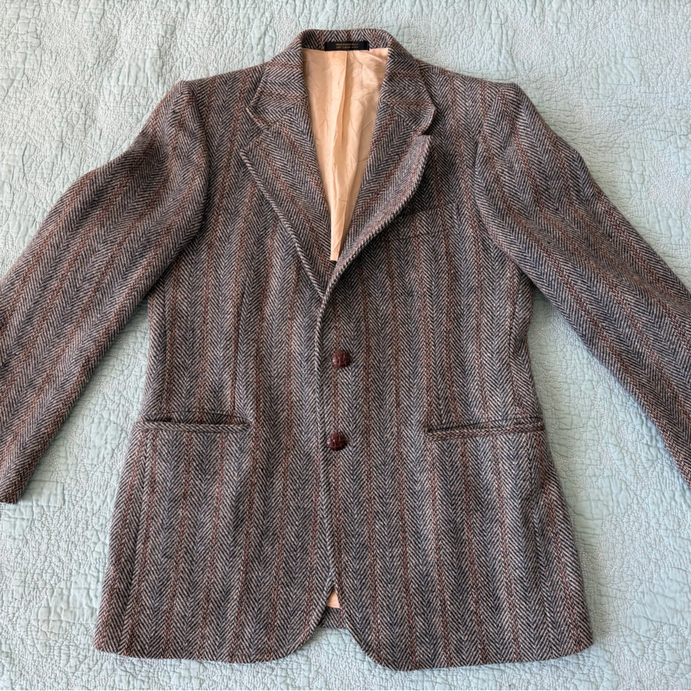 Vintage Harris Tweed Men’s Blazer